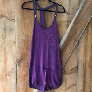 ARMANI Exchange Purple Romper Size Medium